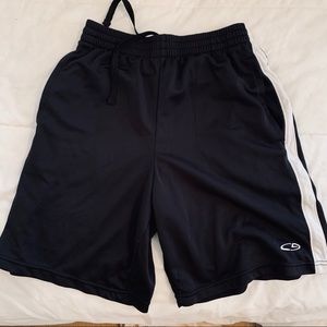 champion duo dry black gym shorts